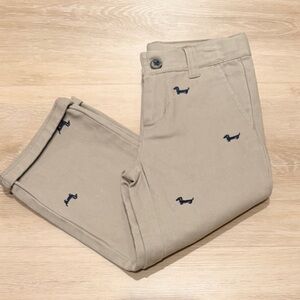 Janie and Jack Tan Adjustable Waist Pants Size 3t